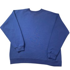 Vintage 1980s Cheetah Sweatshirt Mens XL Blue Made in USA