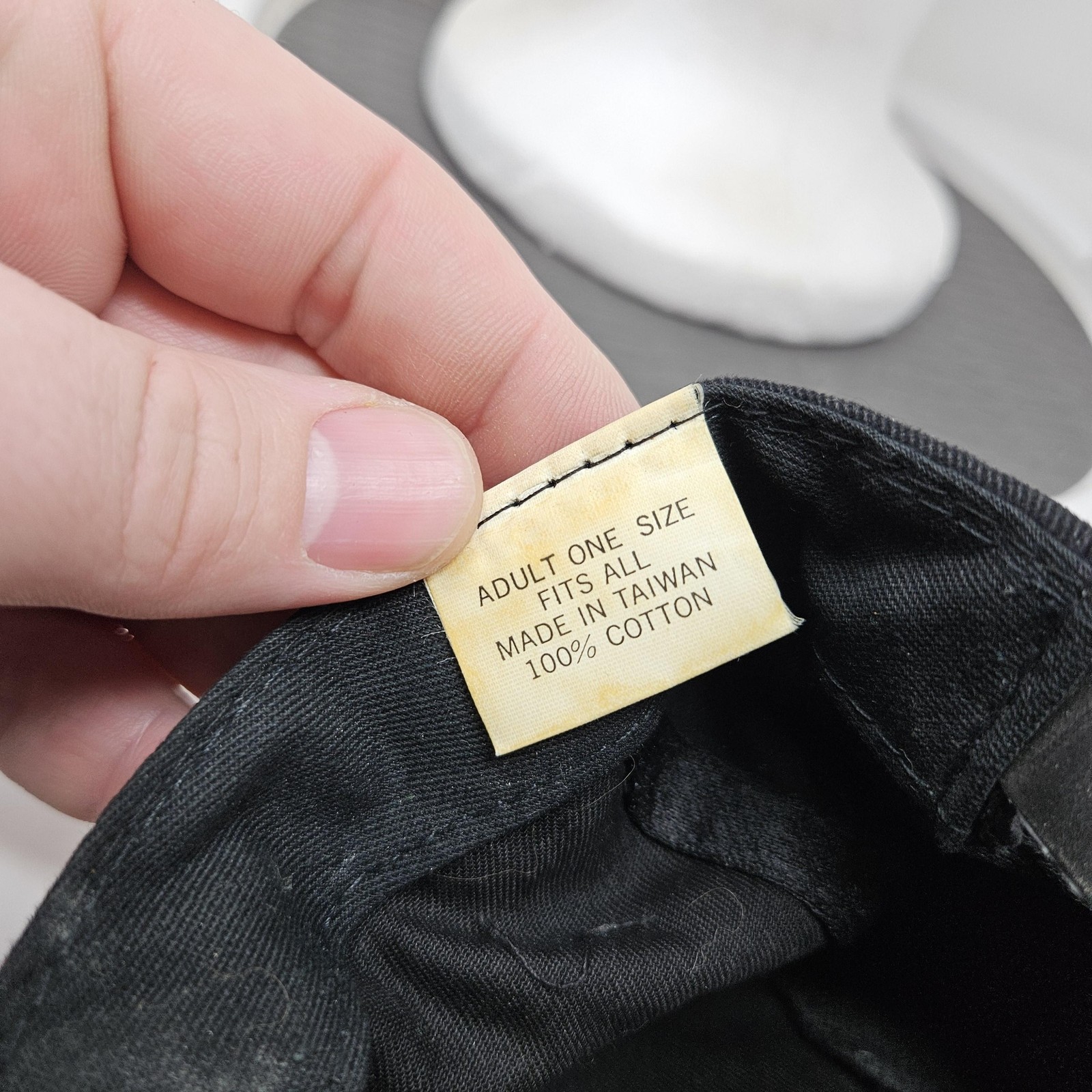 Vintage Your Basic Hat Cap Snap Back One Size Bla… - image 7