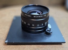 Nikon EL-Nikkor 135mm f/5.6 Enlarging Lens M39 w/ Mounting Plate Darkroom