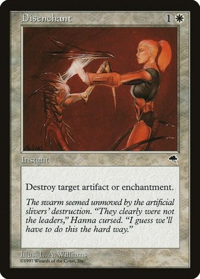 MTG - Disenchant - Tempest - X1 - (LP) - #L8674