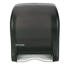 San Jamar Element Lever Roll Towel Dispenser Classic Black 12 1/2 x 8 1/2 x 12