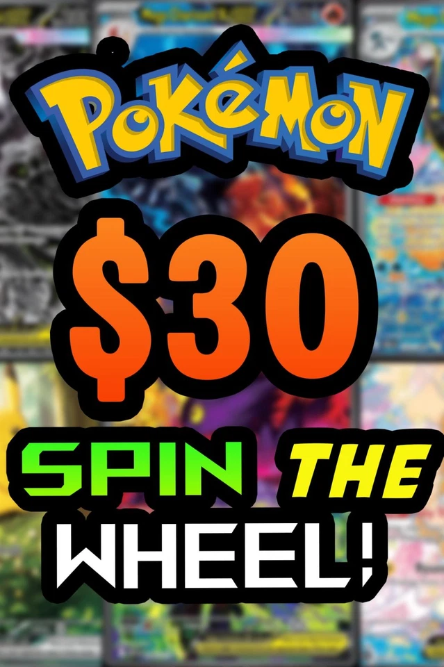 🛞$30 PER SPOT! CHEAP POKEMON SPIN THE WHEEL!🛞
