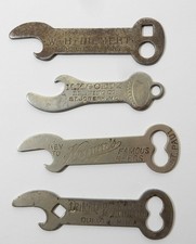 4 OLD BOTTLE OPENERS Hamm's Duluth Brewing WH Deimert Goetz Country Club