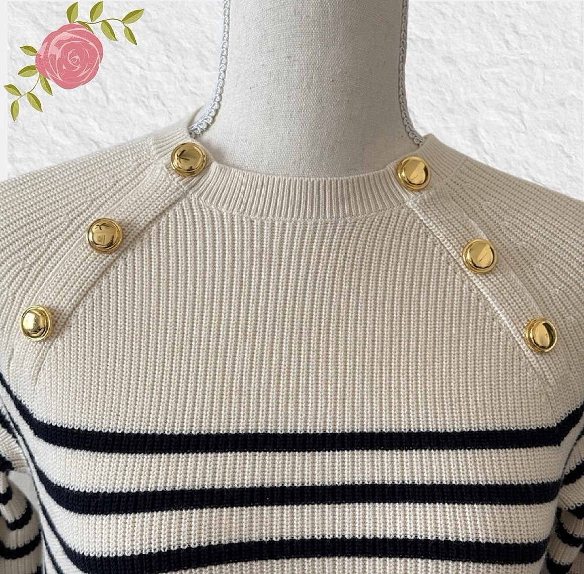 Talbots Striped Pullover Sweater - image 6