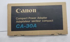 Canon Compact Power AC Adapter CA-30A for Video Recorders  Cameras New In Box