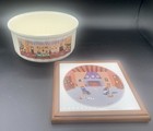 Villeroy and Boch Vilbofour Design Naif Dinner Scene Round Casserole And Trivet — photo 1