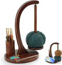 Crochet Yarn Holder, Yarn Spinner for Crocheting with Phone Stand  Crochet Acce