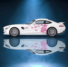Car Decals For Women Pink Floral Both Side Vinyl Flower Decal Set Girly Pretty Car Decals For Women Pink Floral Both Side Vinyl Flower Decal Set Girly Pretty