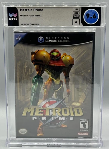 Metroid Prime Nintendo GameCube First Print Sealed New WATA 9.6 A Graded