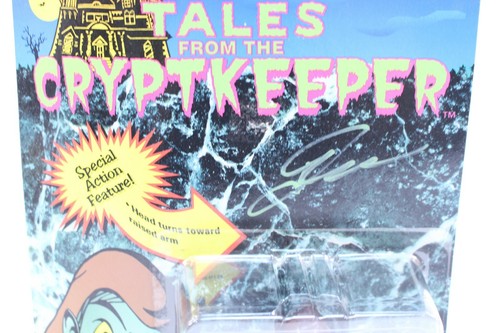 Action figure autografata firmata Ace Toys Tales From The Crypt Keeper vintage horror - Foto 11 di 12