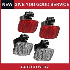 Universal Mountain Bike Bicycle Front Rear Warning Reflector Kit Pack of 4