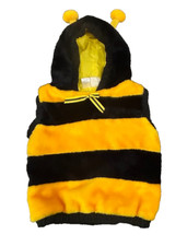 VTG Bumble Bee Insect Halloween Costume Hooded Toddler Sz 12-24 Mo