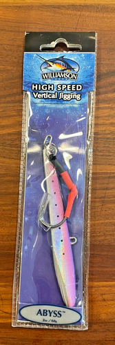 Williamson Lures High Speed Purple Vertical Jig Abyss 2 OZ.