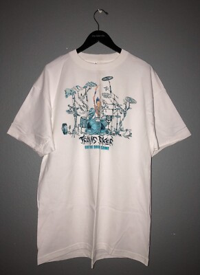 RARE Travis Barker Give The Drummer Some Shirt XL Blink 182 David 