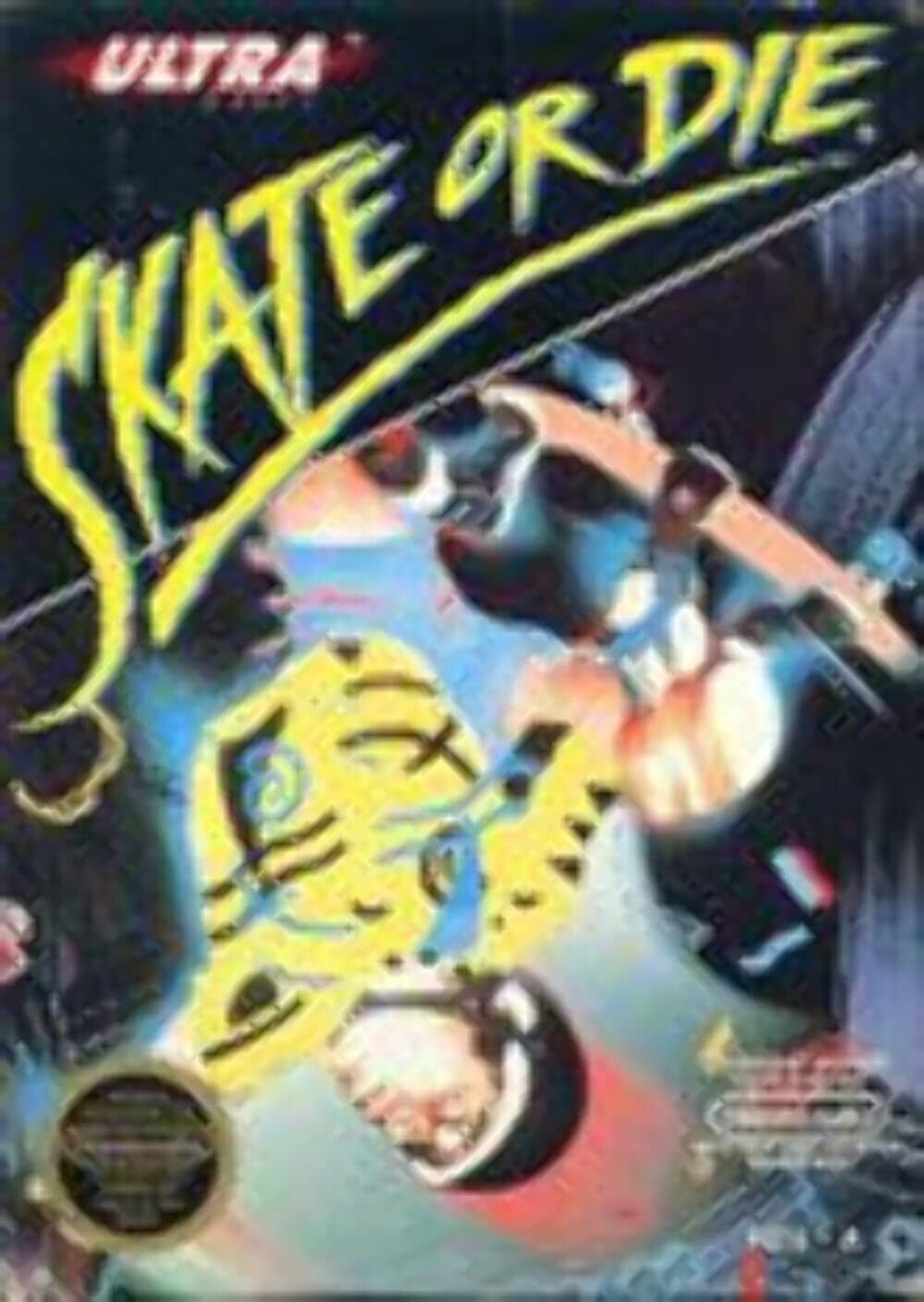 Skate or Die - Nintendo NES (1988) LN Includes Game, Sleeve & Box