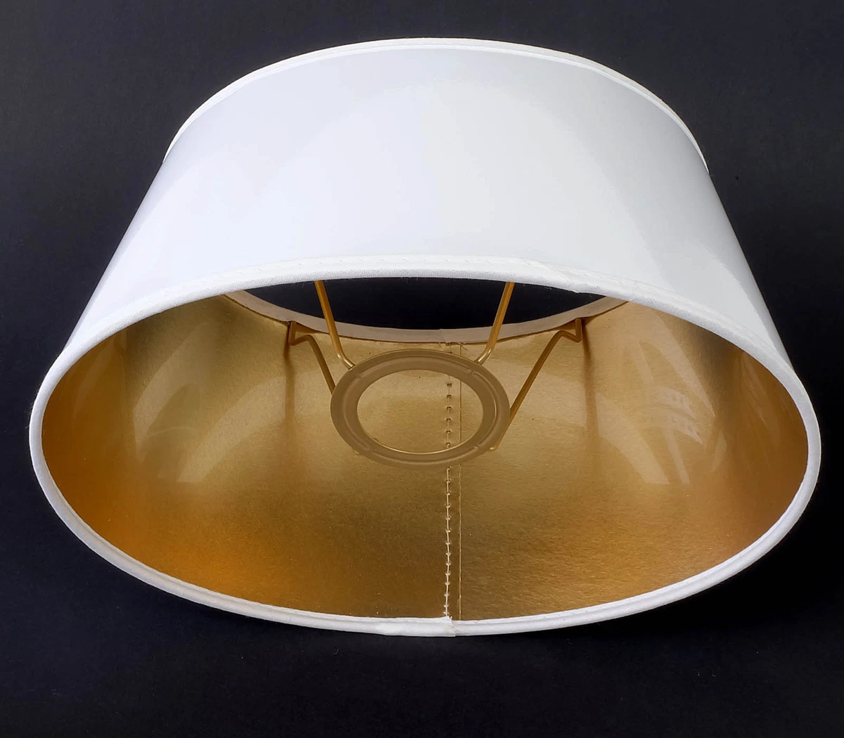 Produktbild von AS Lampenschirm Aus Stoff Für E27 Fassung – Rund, Gelb, Modern – Ersatz Für Stehlampe, Pendelleuchte, Tischlampe