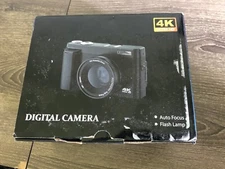 4K Digital Vlogging Camera for YouTube AutoFocus 48MP Video Camera With SD Card