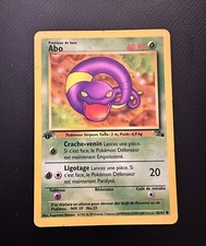 1st Edition FRENCH Ekans Abo 46/62 Fossil Pokemon Card Vintage Rare LP