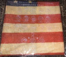 FAce Mask USA Multi Function Seamless Wear American Flag Washable Reusable.