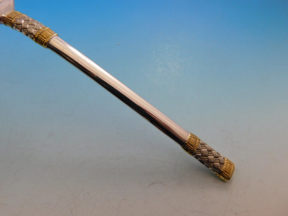 Aegean Weave Gold by Wallace Sterling Silver Flatware Set 12 Service 48 pieces  - Image 3 of 4