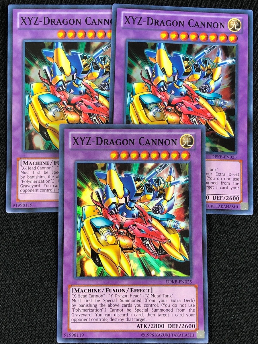 YUGIOH XYZ DRAGON CANNON DPKB-EN025 SUPER X3 (NM) YUGIOH XYZ DRAGON CANNON DPKB-EN025 SUPER X3 (NM)
