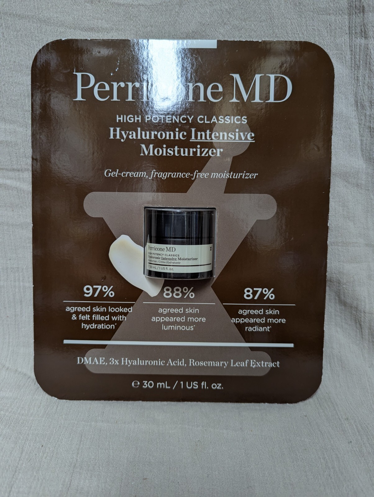 NIB Perricone MD Hyaluronic Intensive Moisturizer 30ml/1oz