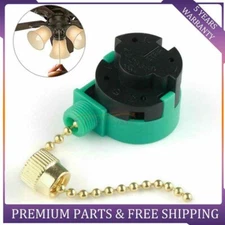 Zing Ear 3 Speed Pull Chain Control Switch Brass 2.7x2.3cm ZE-268S6 ZE-208S6