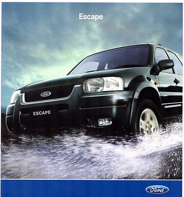 Ford Escape 2005 Australian Market Verkaufsprospekt XLS XLT Limited Maverick