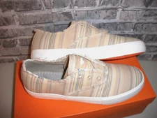 Rocket Dog Women's size 8M Afina Striped Canvas Sneakers slip Shoes *New In Box*
