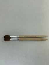 Vintage M. GRUMBACHER Paintbrushes 7920 USB 14 U.S.A. NEW OLD STOCK Set Of 2 (D)