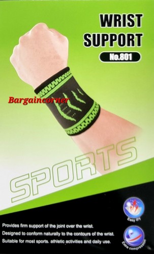Wrist Support Sleeve Compression Bandage Elasticated Easy Use Sports & Daily Use - Picture 13 of 14