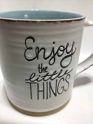 ENJOY THE LITTLE THINGS COFFEE MUG. ENJOY LIFE MUG. APPRECIATE LIFE Mug. B258
