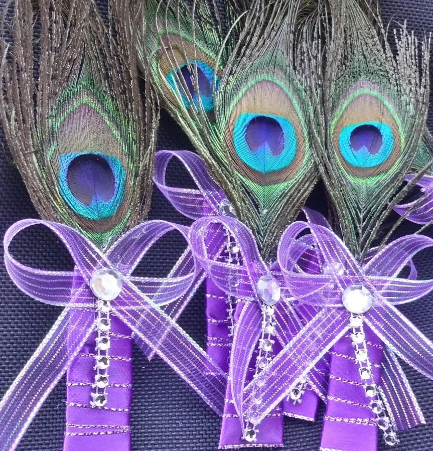 Peacock corsage best sale