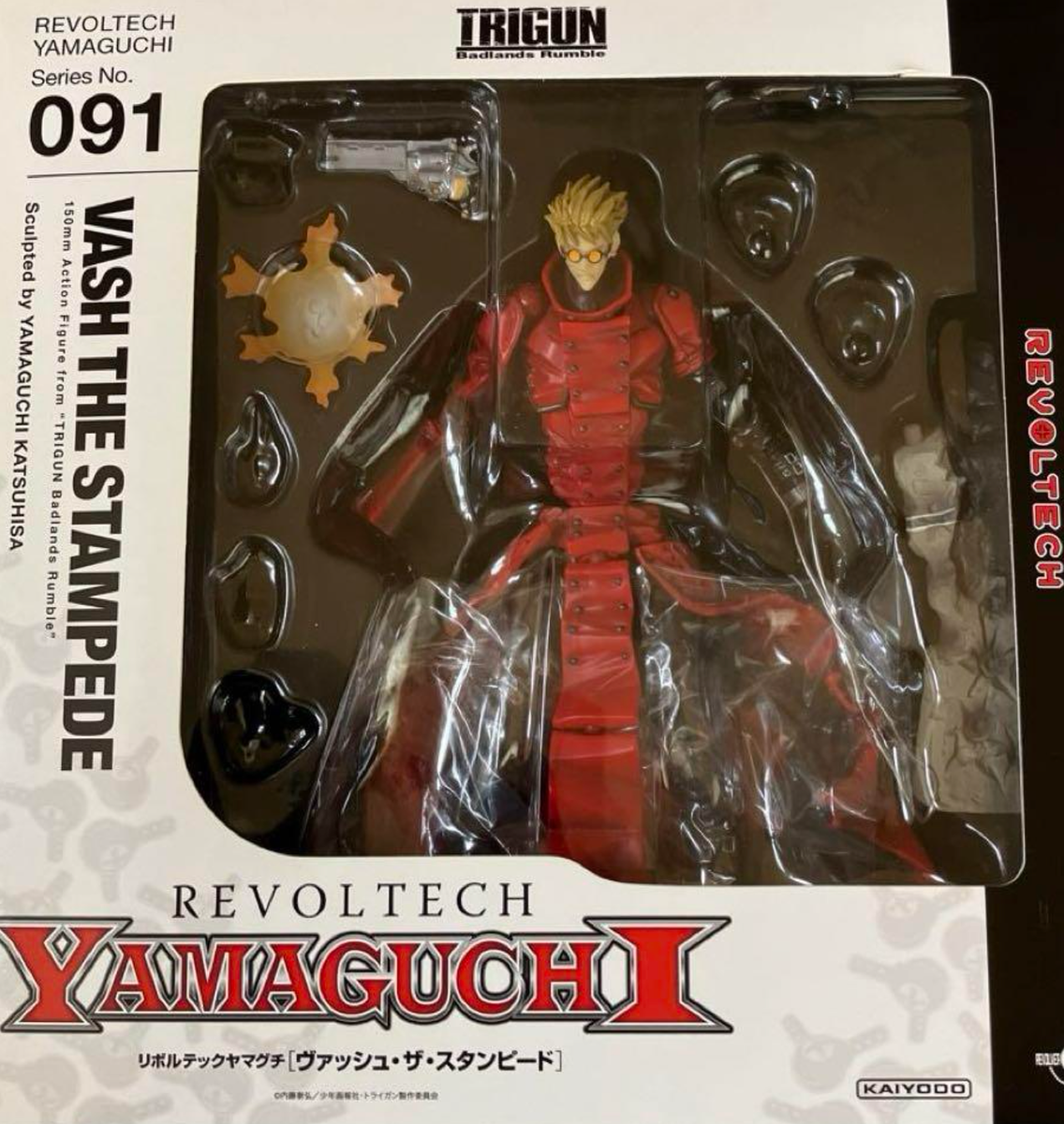 KAIYODO TRIGUN VASH ヴァッシュ トライガン 限定500 Kaiyodo Trigun VASH the Stampede PVC Action Figure Revoltech | eBay