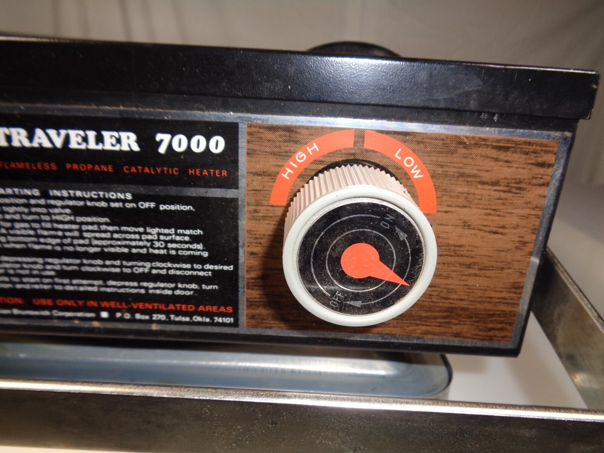 Vintage ZEBCO Traveler 7000 flameless propane Catalytic Vintage ZEBCO Traveler 7000 flameless propane Catalytic