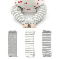 3 Pairs Baby Knee Pads baby Leggings Cotton Baby Leg Warmers Kids Gilrs Boys