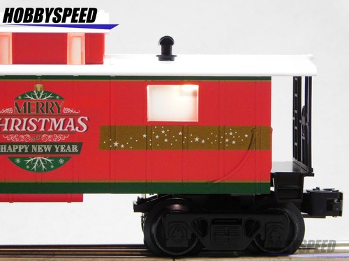 LIONEL CHRISTMAS NE5 CABOOSE happy new year holiday railroad merry 2428470 NEW - Picture 7 of 10