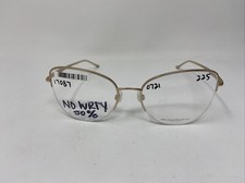 DONNA KARAN EYEWEAR DO1004 MATTE GOLD 717 54/18/135 EYEGLASSES FRAME M75