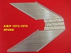 Fit KAWASAKI Z1 A/B/P 1973-1975 FRONT & REAR CHROME SPOKE SET 80 Pcs. [mi432]