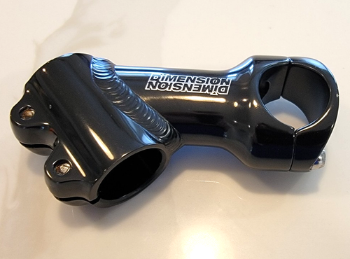 90mm Dimension 1-1/8" Threadless Stem 40-Degree Rise 31.8mm Clamp ONLY 201 grams - Picture 3 of 8
