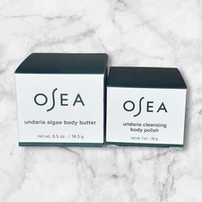 Osea Bundle Undaria Cleansing Body Polish & Algae Body Butter NEW $55 Value