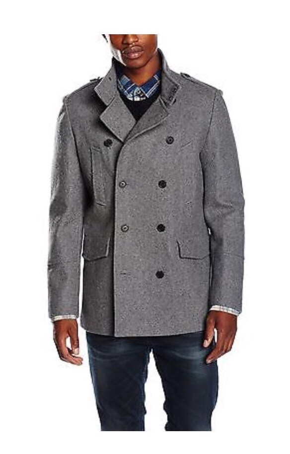 Military Wool Jacket Size S In Grey 