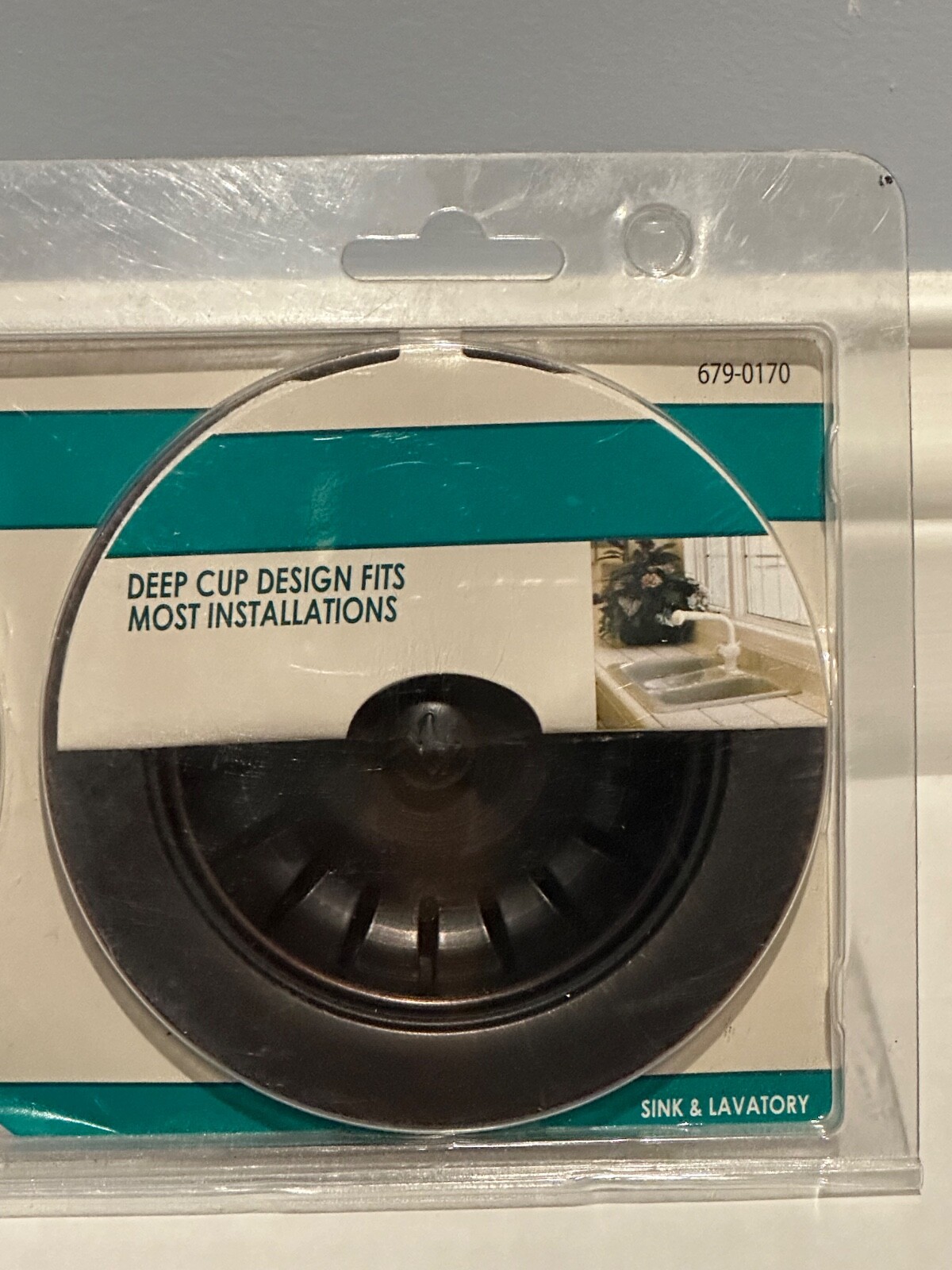 NEW Plumb Works Sink Drain Assembly Strainer Basket Kitchen Oil Rubbed Bronze 1