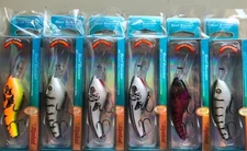 Reef Runner Ripshad 400 Series Fishing Lure Crankbait Lot Of 6 S3