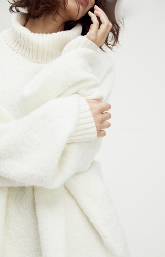 Milo Tunic Sweater Pullover Turtleneck 