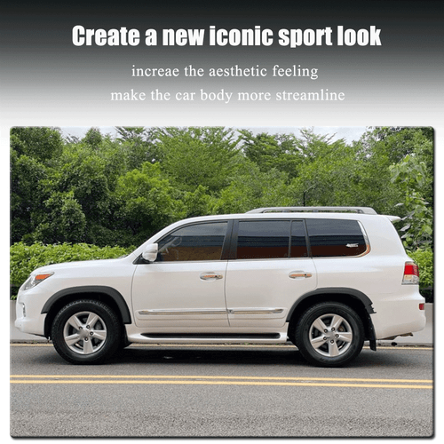 For Lexus LX450 LX570 2007-19 Side Wheel Eyebrow Arch Fender Flares Molding Trim - Picture 2 of 12