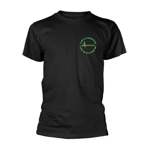 TYPE O NEGATIVE - LIFE IS KILLING ME BLACK T-Shirt, Front & Back Print Large - Picture 1 of 1