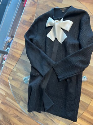 Louis Vuitton Mantel kurze Jacke Schleife Gr M