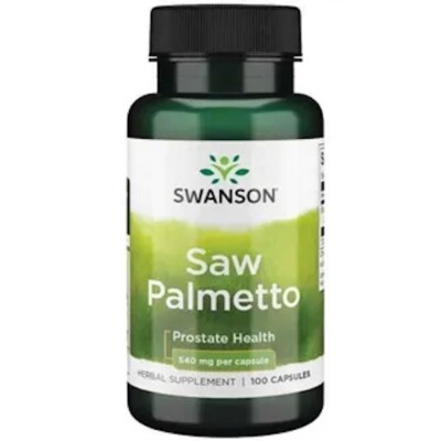 SWANSON, SAW PALMETTO Sägepalme 540mg 100 Kapseln SUPER PREIS