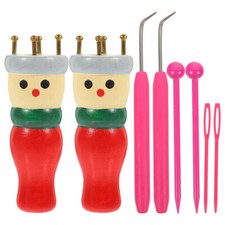 Spool Knitting Doll Wooden Knitting Tool Spool Knitter Wooden Doll Knitting Tool